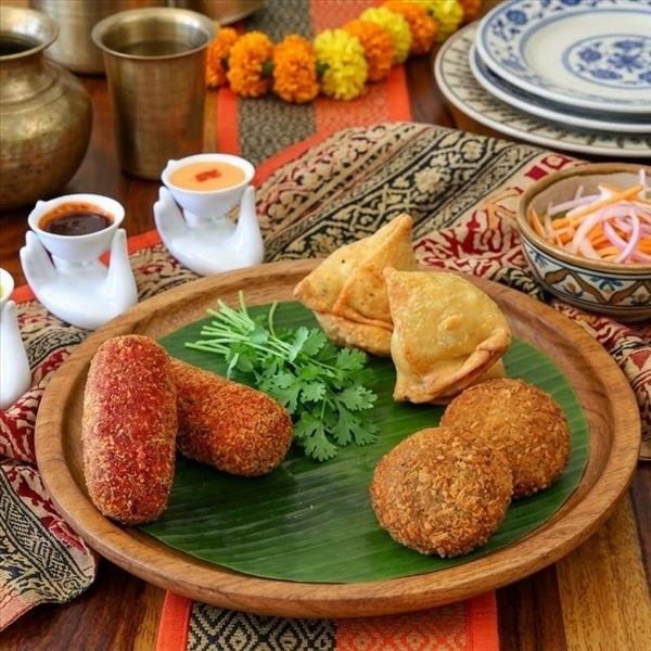 Platter of Bengal Veg Starters