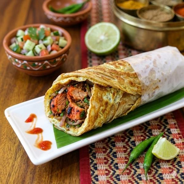 Kolkata Roll - Egg Chicken Tikka