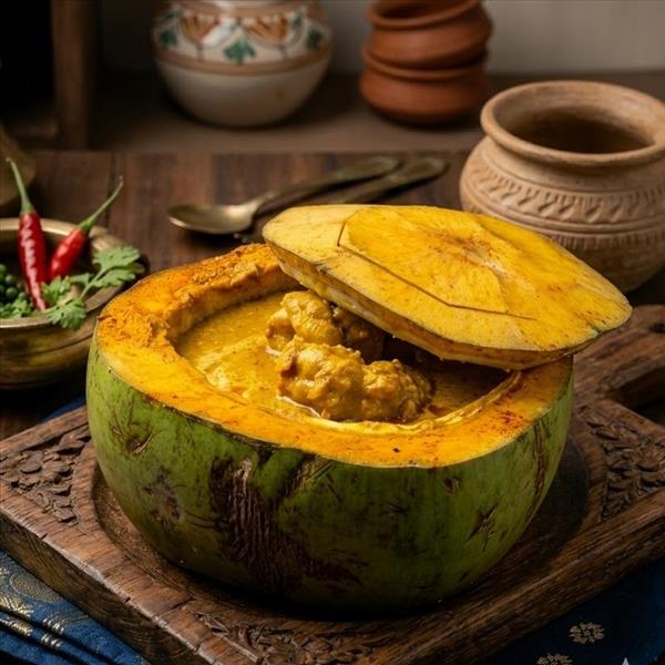 Daab Chingri Malai Curry