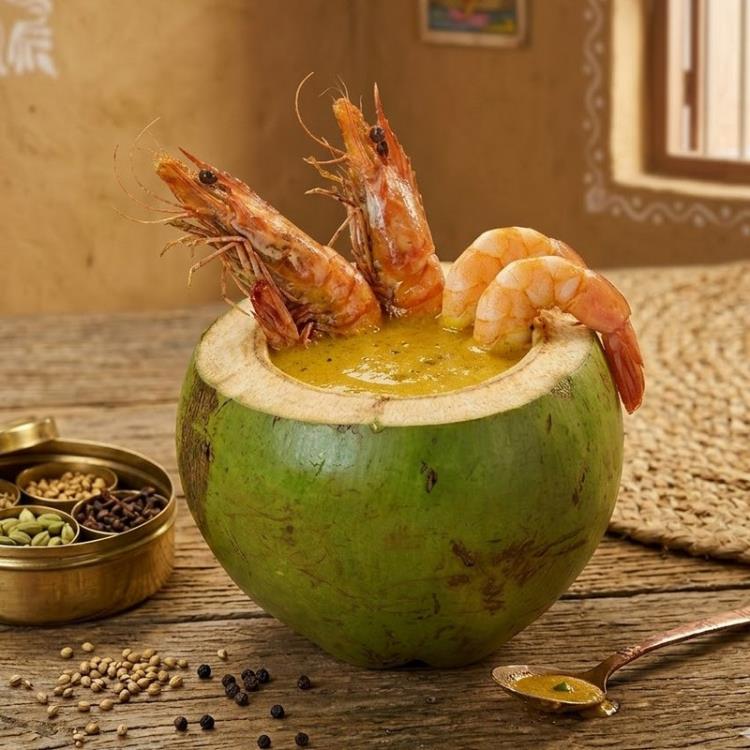 KB Special Daab Chingri (Jumbo Prawns)