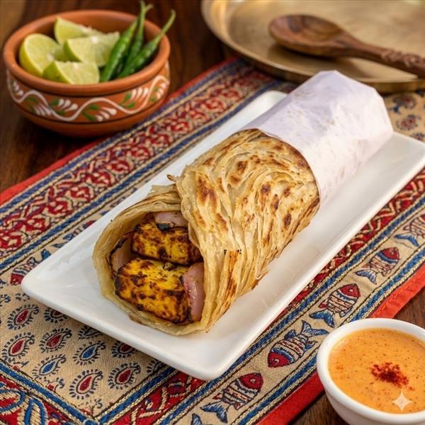Kolkata Roll - Paneer Tikka