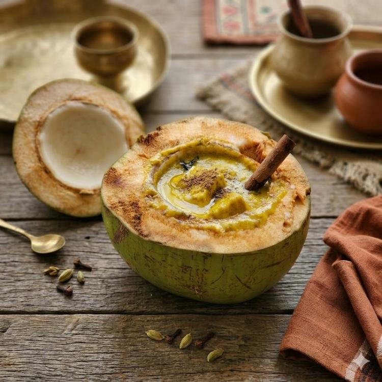 Daab Paneer Malai Curry