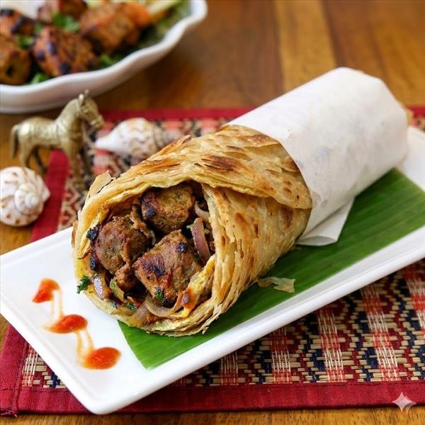 Kolkata Roll - Mutton Tikka